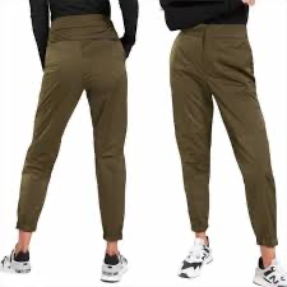 Athleta Olive Green Jogger Track Pants